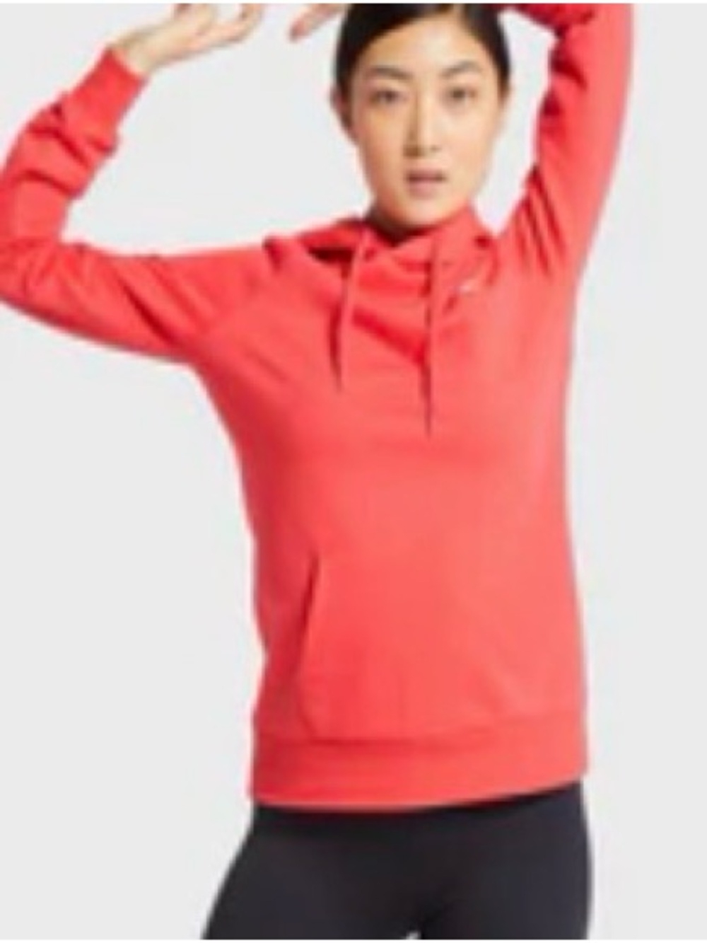 Gymshark Women's Red Hoodie medium